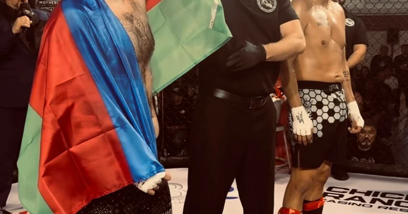 Soydaşımız Kaliforniyada keçirilən MMA döyüşündə qalib gəlib