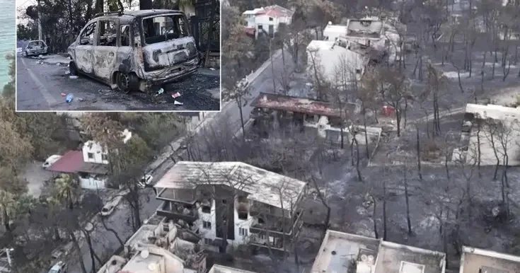 Bir gecədə 10 larla villa külə döndü Türkiyədə