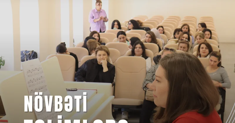 Attestasiyanın ikinci mərhələsinin nəticələri üzrə növbəti təlimlərə başlanılır