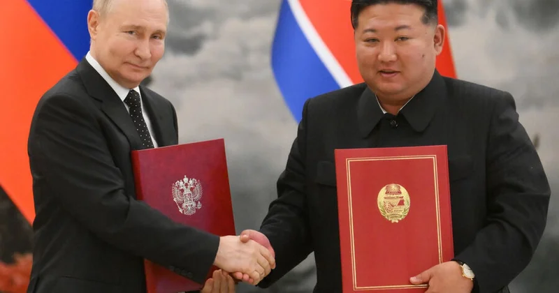 Putin və Kim Çen In müzakirə APARDI