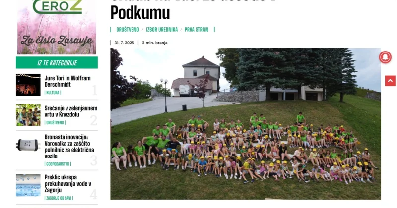 Sloveniya mətbuatında Azərbaycan diasporunun tədbiri işıqlandırılıb