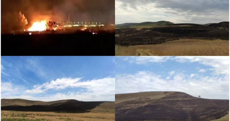 Şabranda əkin sahələrinin yandırılmasına görə iki nəfər saxlanılıb