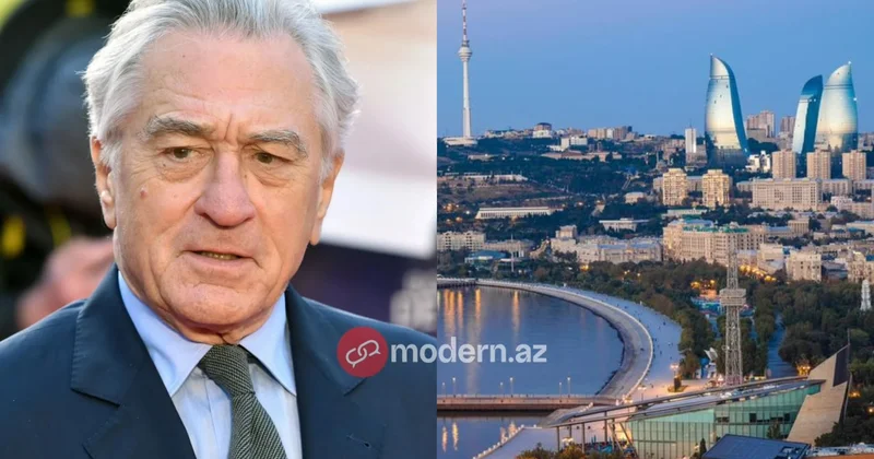 Robert De Niro Azərbaycanda açılış mərasiminə qatılacaq VİDEO