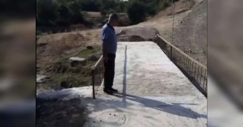 Tanınmış müğənni iki rayonu birləşdirən yol çəkdi VİDEO