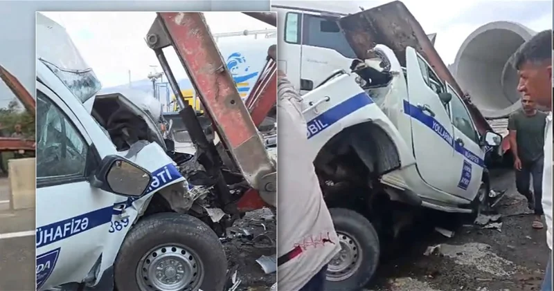 В результате ДТП на дороге Баку Губа погиб сотрудник агентства автомобильных дорог ВИДЕО