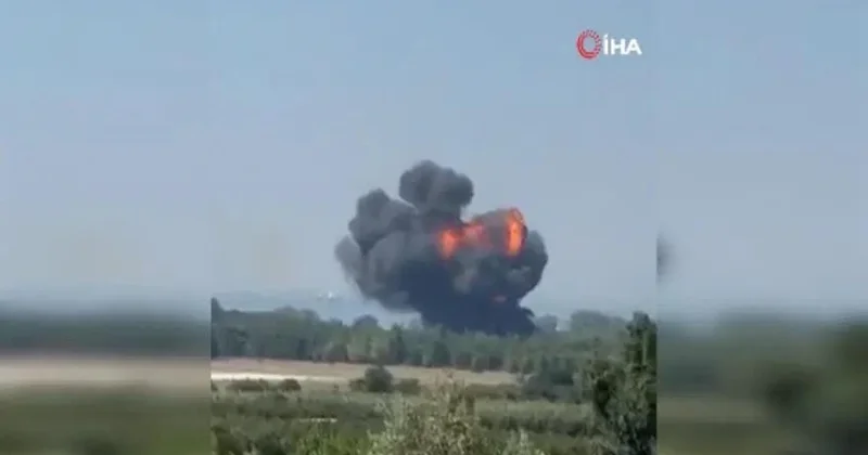 Военный F 16 разбился в Турции: пилот успел катапультироваться