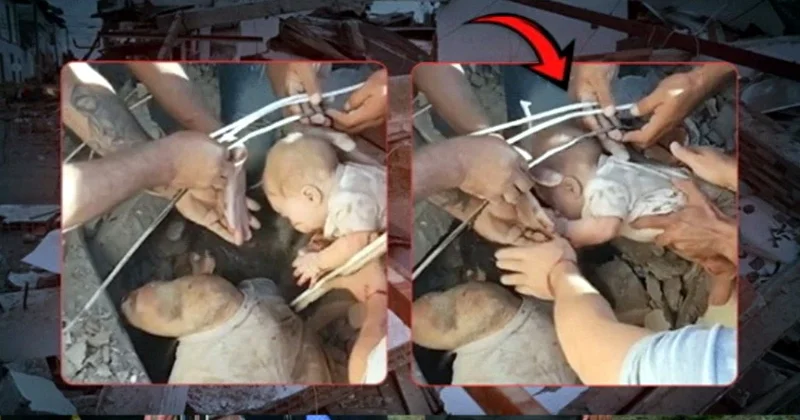 7,4 bal gücündə zəlzələdən sonra möcüzə! Körpə 2 gün sonra sağ çıxarıldı