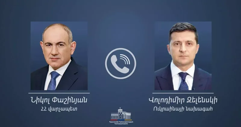 Пашинян провел телефонный разговор с Зеленским