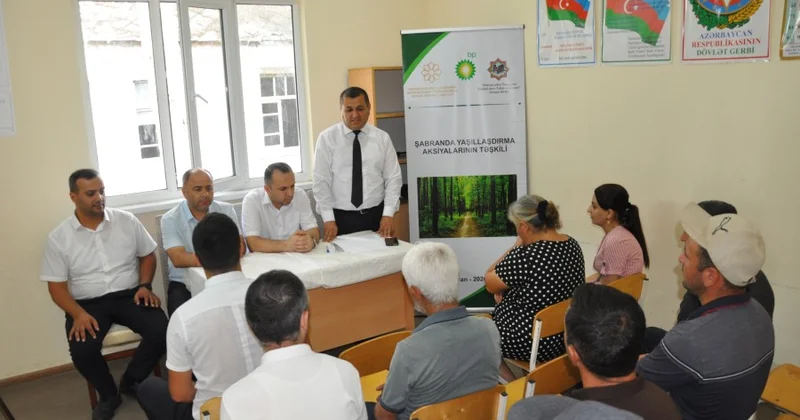 “Şabranda yaşıllaşdırma aksiyalarının təşkili” layihəsi çərçivəsində növbəti tədbir keçirilib