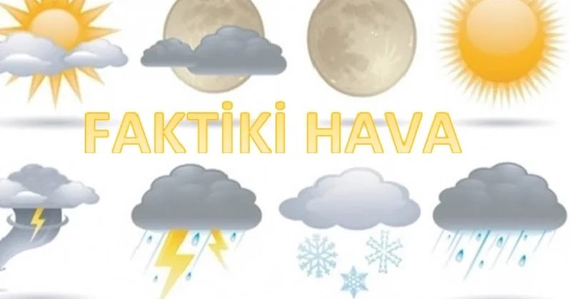 Bəzi yerlərdə arabir şimşək çaxır, yağış yağır FAKTİKİ HAVA