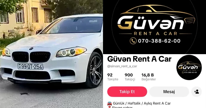 “Güvən Rent A Car”dan şikayət: Məhkəmə qərarı var, cərimə hələ də sürücünün üzərindədir VİDEO