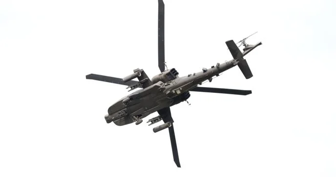 ABŞ Hərbi Hava Qüvvələrinə məxsus Apache helikopteri qəzaya uğrayıb