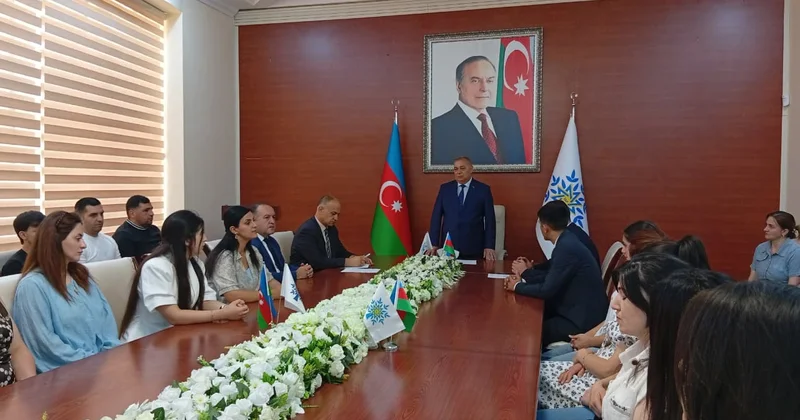 Tərtərdə Beynəlxalq Gənclər Günü münasibətilə tədbir keçirilib FOTO