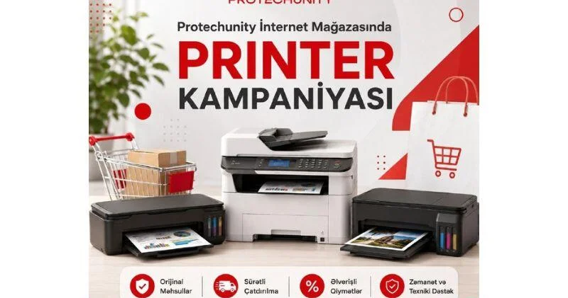 Protechunity internet mağazasında printer kampaniyası (R)