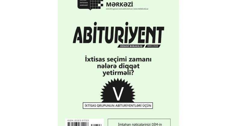 V ixtisas qrupu üzrə abituriyentlər üçün kitabça təqdim edilib