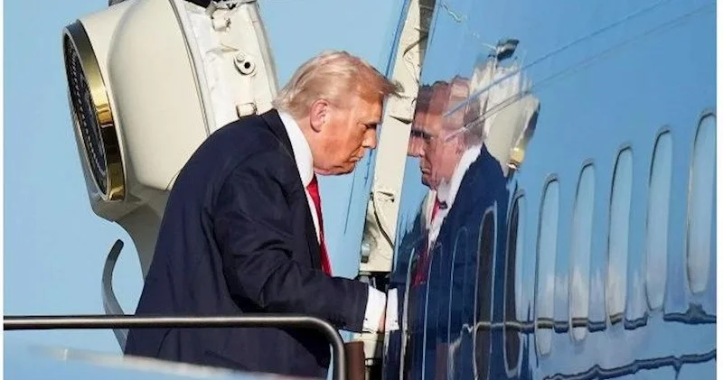 Tramp etiraf etdi: Təyyarəmi gizlicə dəyişdirdilər