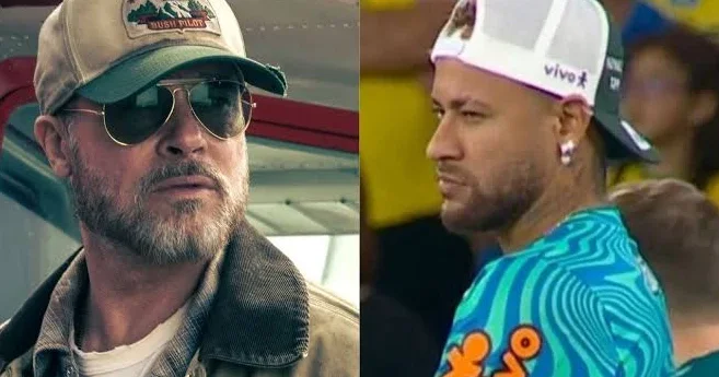 Bred Pitt Neymarı ələ saldı: “Ona aktyorluq dərsi keçəcəyəm”