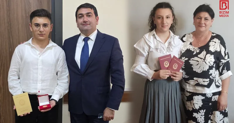 “Yorulduq, amma yolumuza davam etdik” Qubadlıdan olan əkiz bacı qardaşın UĞUR HEKAYƏSİ FOTO