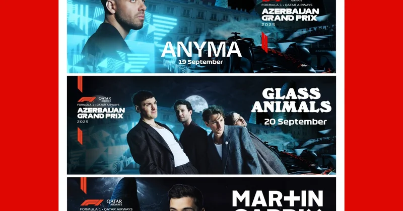 Anyma, Martin Garrix və Glass Animals Bakı səhnəsində Formula 1 Qran Prisi 2025 də möhtəşəm konsertlər