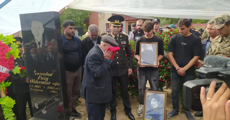 Təhsili yarımçıq qoyub döyüşə yollanan şəhid dəfn olundu FOTO