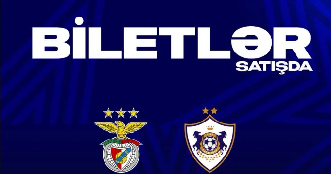 Benfika Qarabağ oyununa azkerşeşlərimiz üçün BİLET QİYMƏTİ