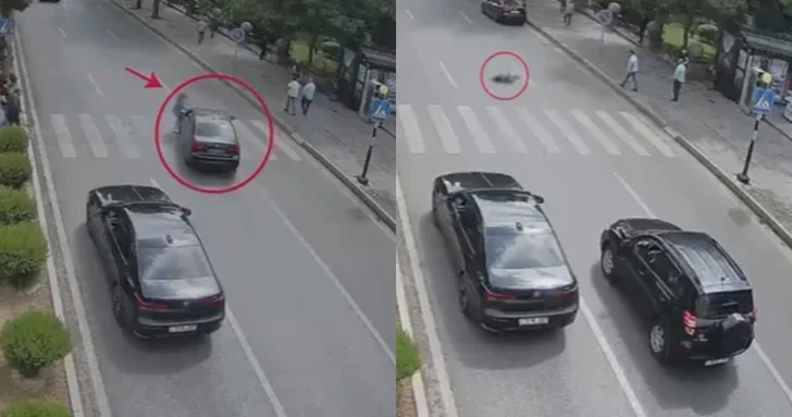 Тяжелая авария в Баку: автомобиль сбил пешехода