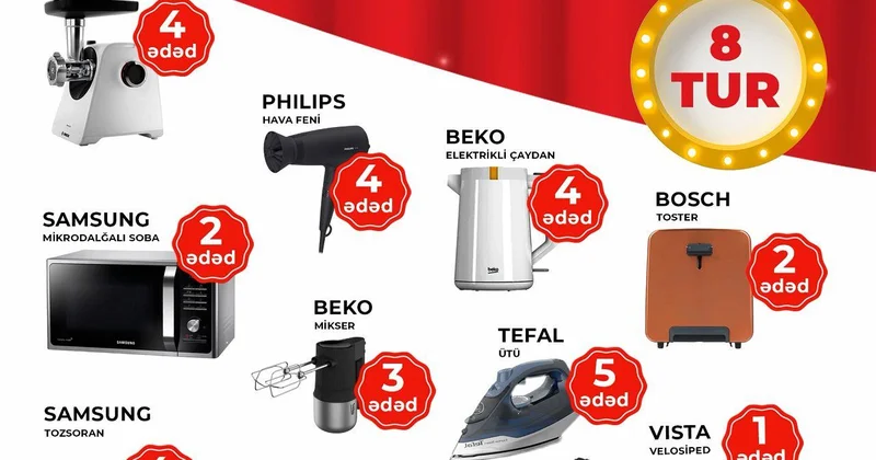 “AL, QAZAN!” stimullaşdırıcı lotereyanın 8 ci turunun qalibləri müəyyənləşib