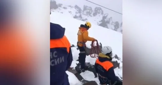 Elbrus dağındakı kanat yolunda dəhşətli qəza: ölənlər və xəsarət alanlar var