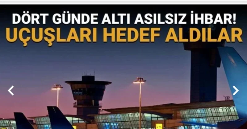 Media: Türkiyə hava limanlarına təyyarədə bomba barədə 6 yalan həyəcan siqnalı daxil olub