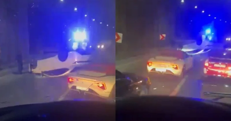 Bakıda idarəetmədən çıxan BYD aşdı