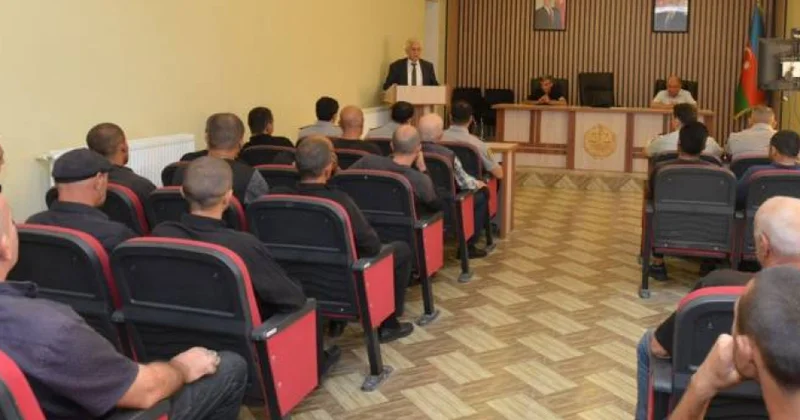 Məhkumlar üçün maarifləndirmə tədbiri keçirilib