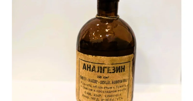 Azərbaycan muzeylərinin əlamətdar eksponatları: Dünyada ilk uzunmüddətli ağrıkəsici preparat “Analgezin”