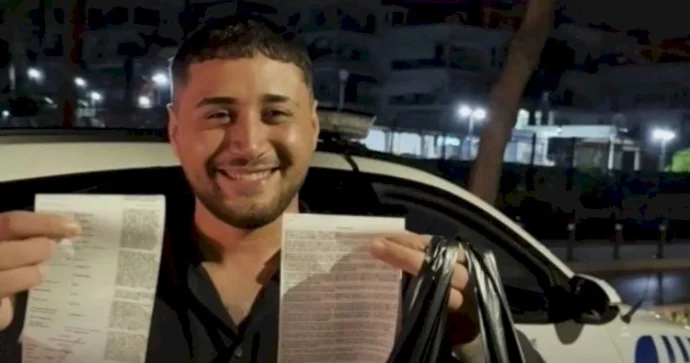 Polisdən qaçan sürücü sevgilisinə qarğış etdi FOTO