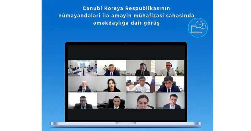 Əməyin mühafizəsinin rəqəmsallaşdırılması mövzusunda Cənubi Koreya nümayəndələri ilə görüş keçirilib
