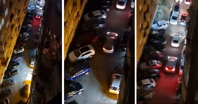 Bu küçədə sürücülər yol üstündə hər gün dava edir Yasamalda xaos VİDEO