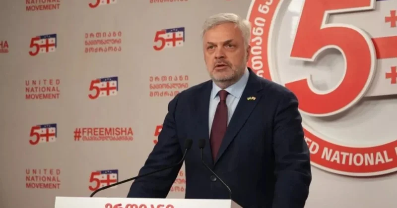 Gürcüstanda müxalifət lideri Giorgi Baramidze həbs edildi