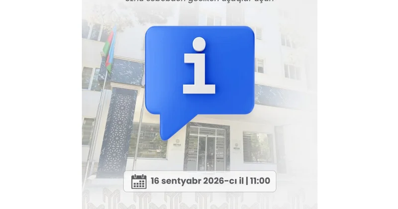 Birinci sinfə gecikən uşaqlar üçün elektron qəbul prosesi sentyabrın 16 da yenidən aktivləşəcək