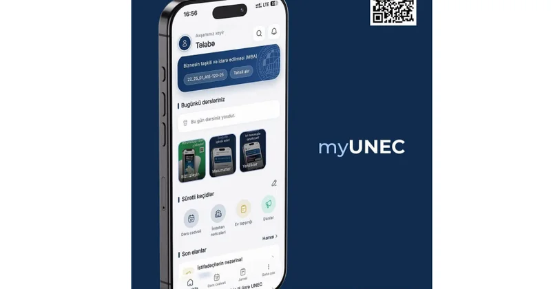 UNEC də tələbələr üçün myUNEC mobil tətbiqi istifadəyə verilib