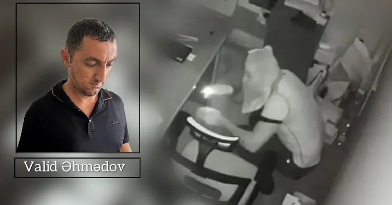В Ширване задержали укравшего из магазина крупную сумму денег мужчину ВИДЕО