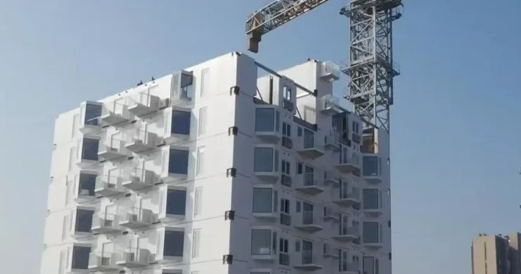 Çində 26 mərtəbəli bina cəmi 120 günə tikildi VİDEO