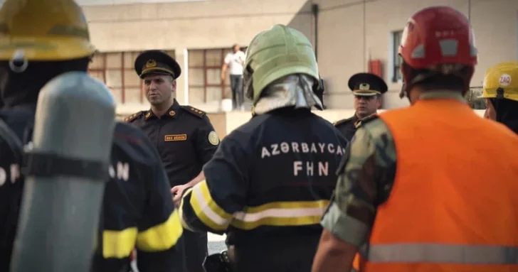 МЧС организовало пожарно спасательные учения в Закатальской районной больнице
