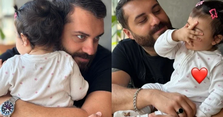 Cövdət qızı ilə Fotolar