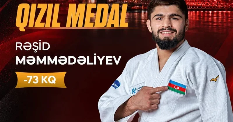 Budapeştdə ilk medal