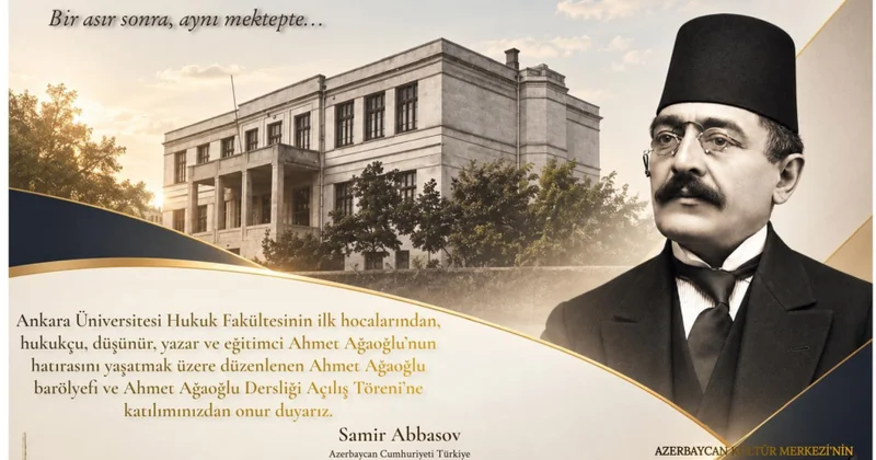 Ankarada Əhməd bəy Ağaoğlunun barelyefi qoyulacaq