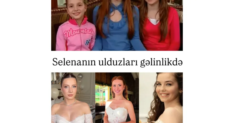 Selena nın ulduzları gəlinlikdə (Fotolar)