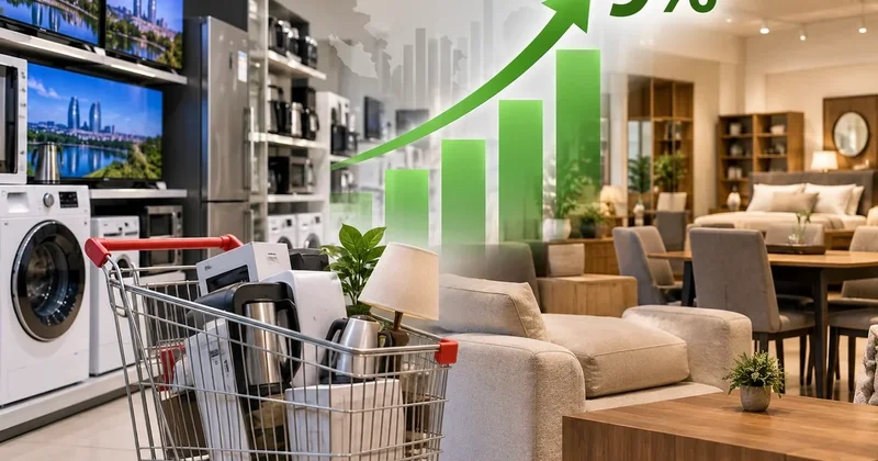 Azərbaycanda elektrik malları və mebel satışına xərclənən vəsait 9 % ə yaxın artıb