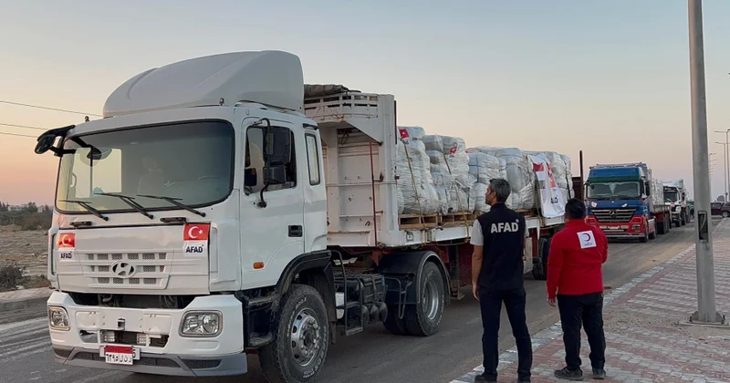 Türkiyədən Qəzza zolağına humanitar yardımların çatdırılması sürətlənib