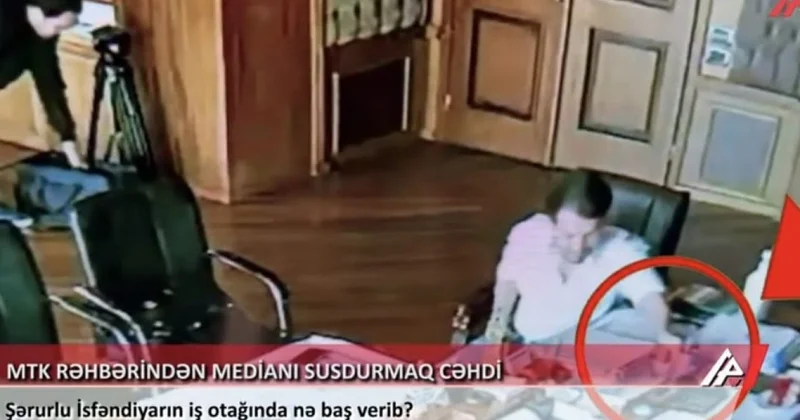 Otağında gizli çəkiliş aparan Şərurlu İsfəndiyar jurnalistləri şantaj etdi jurnalistləri şantaj etdi