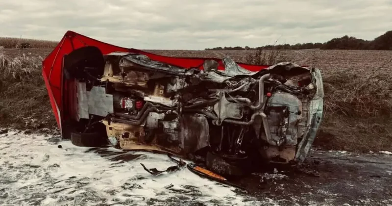 В Польше гонщик сгорел заживо после аварии на трассе