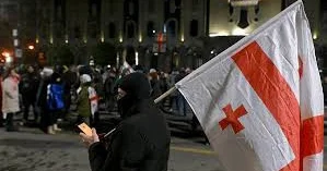 В Тбилиси прошло антиправительственное шествие